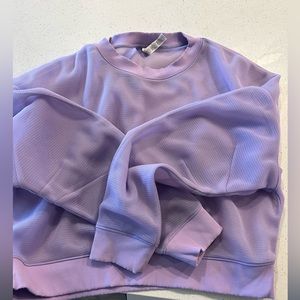 Alo lavender mesh long sleeve